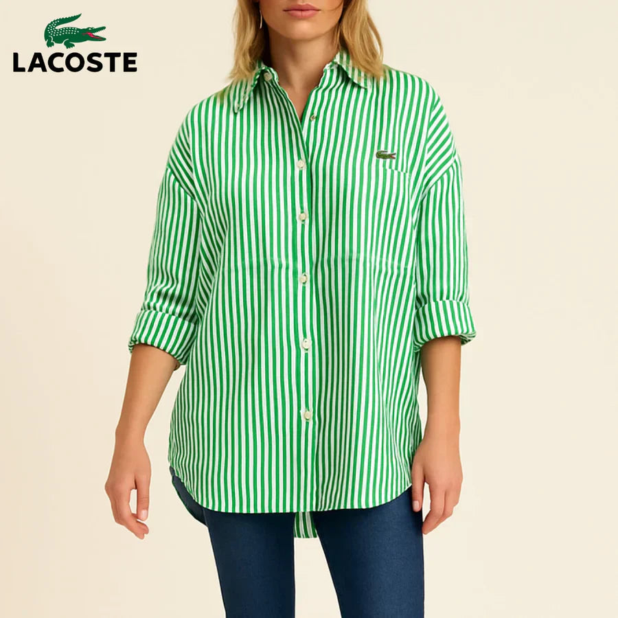 ᏞΑᏟОՏᎢΕ - Camicia a righe elegante e disinvolta