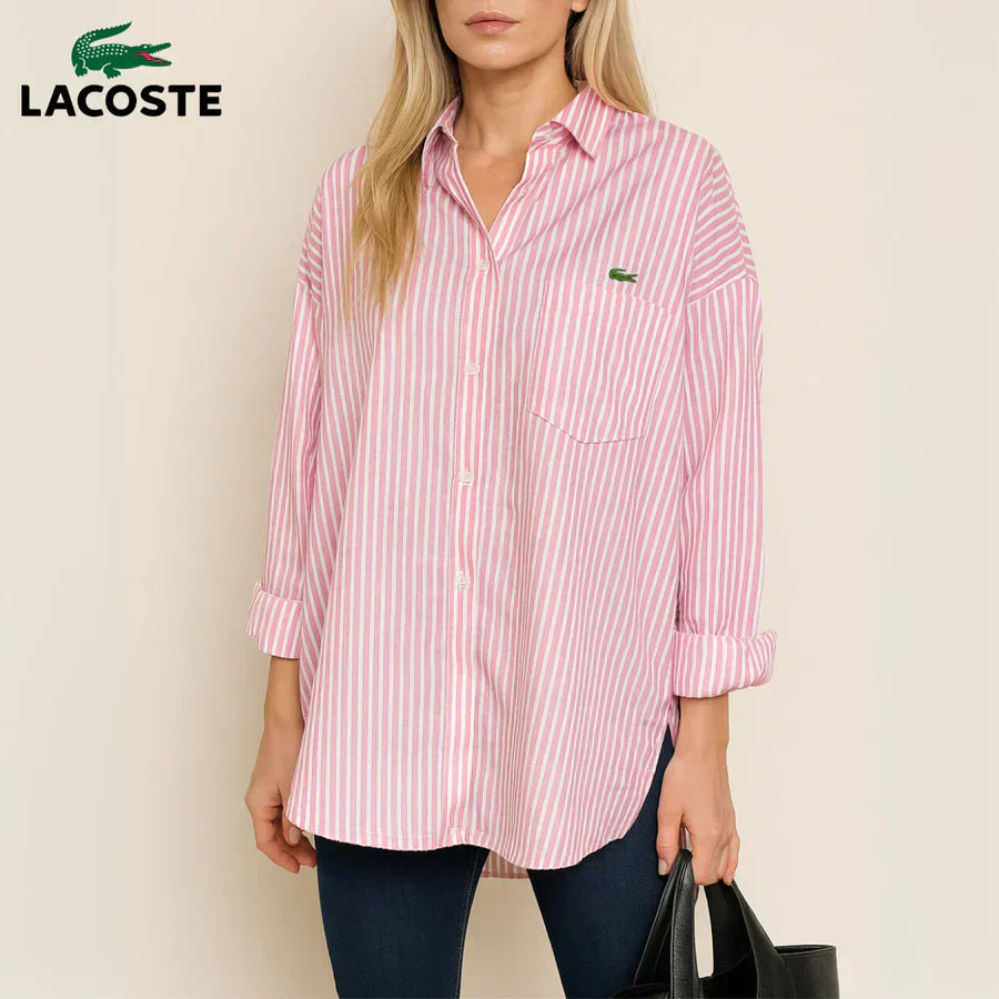 ᏞΑᏟОՏᎢΕ - Camicia a righe elegante e disinvolta