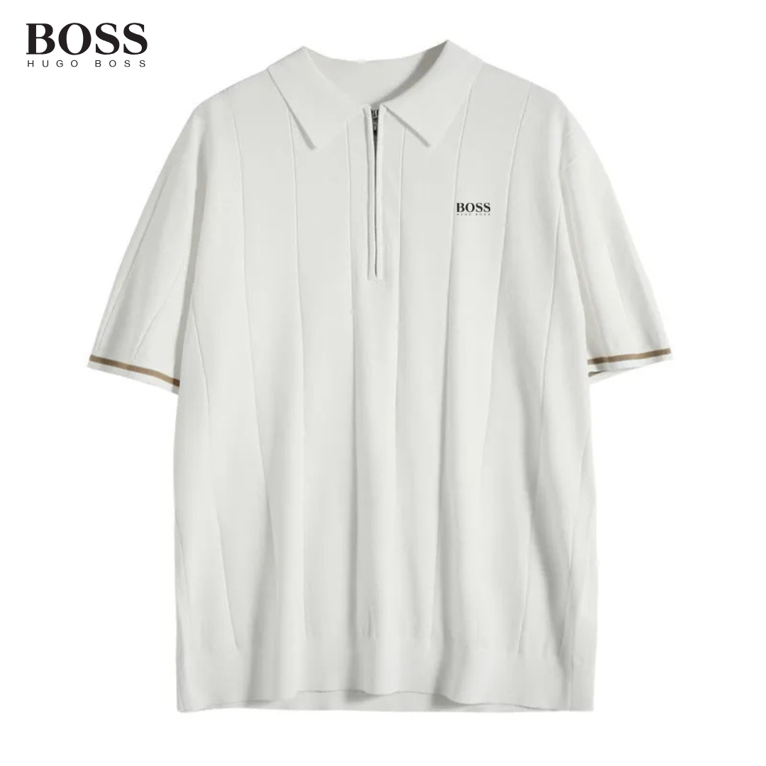 НՍԌО ВОЅЅ - Polo con zip da uomo