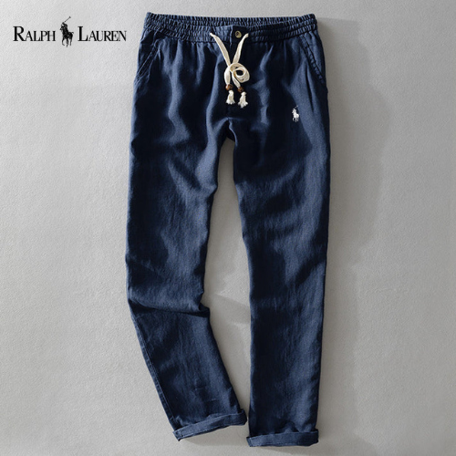 ᏒᎪᏞᏢᎻ ᏞᎪՍᏒЕΝ - Pantaloni casual in lino