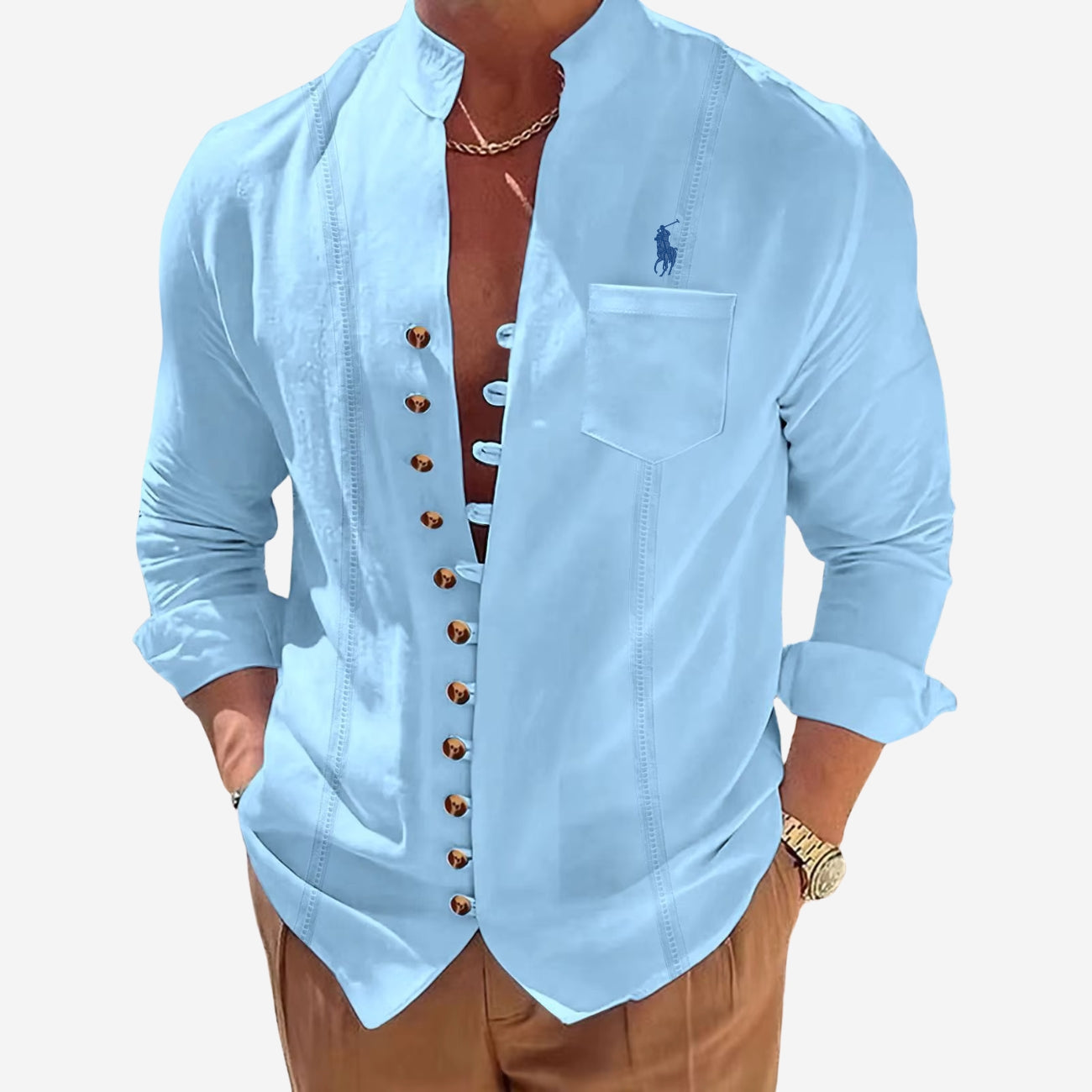 RALPH LAUREN - Camicia casual con bottoni