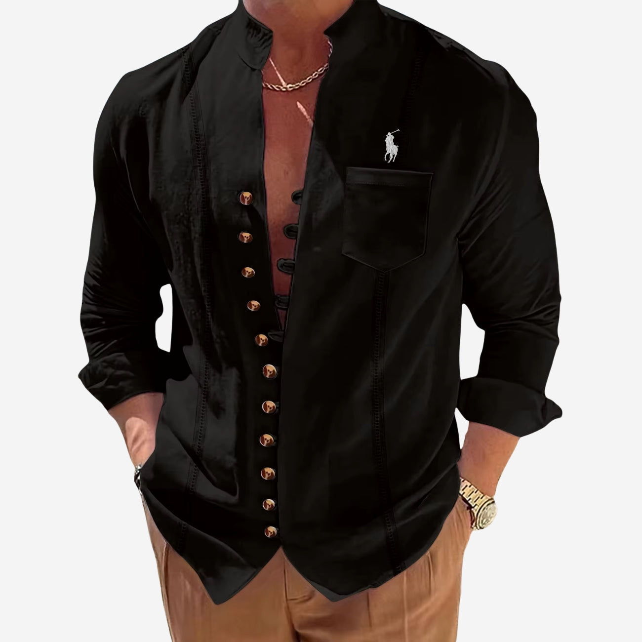RALPH LAUREN - Camicia casual con bottoni