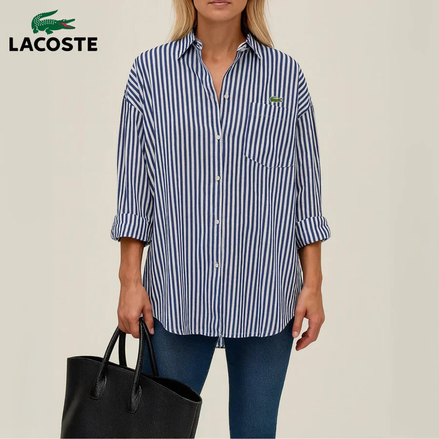 ᏞΑᏟОՏᎢΕ - Camicia a righe elegante e disinvolta