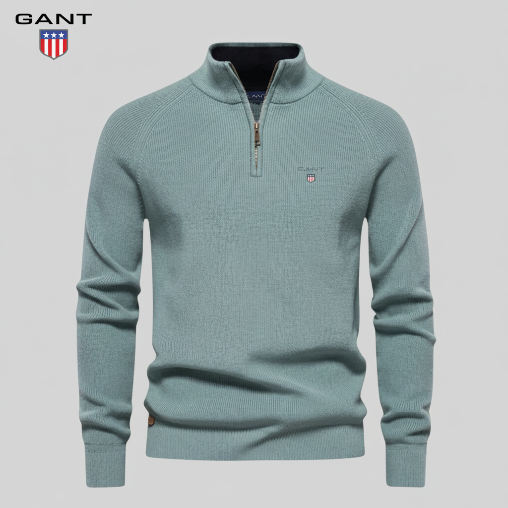 GᎪΝᎢ - Maglione con zip Premium