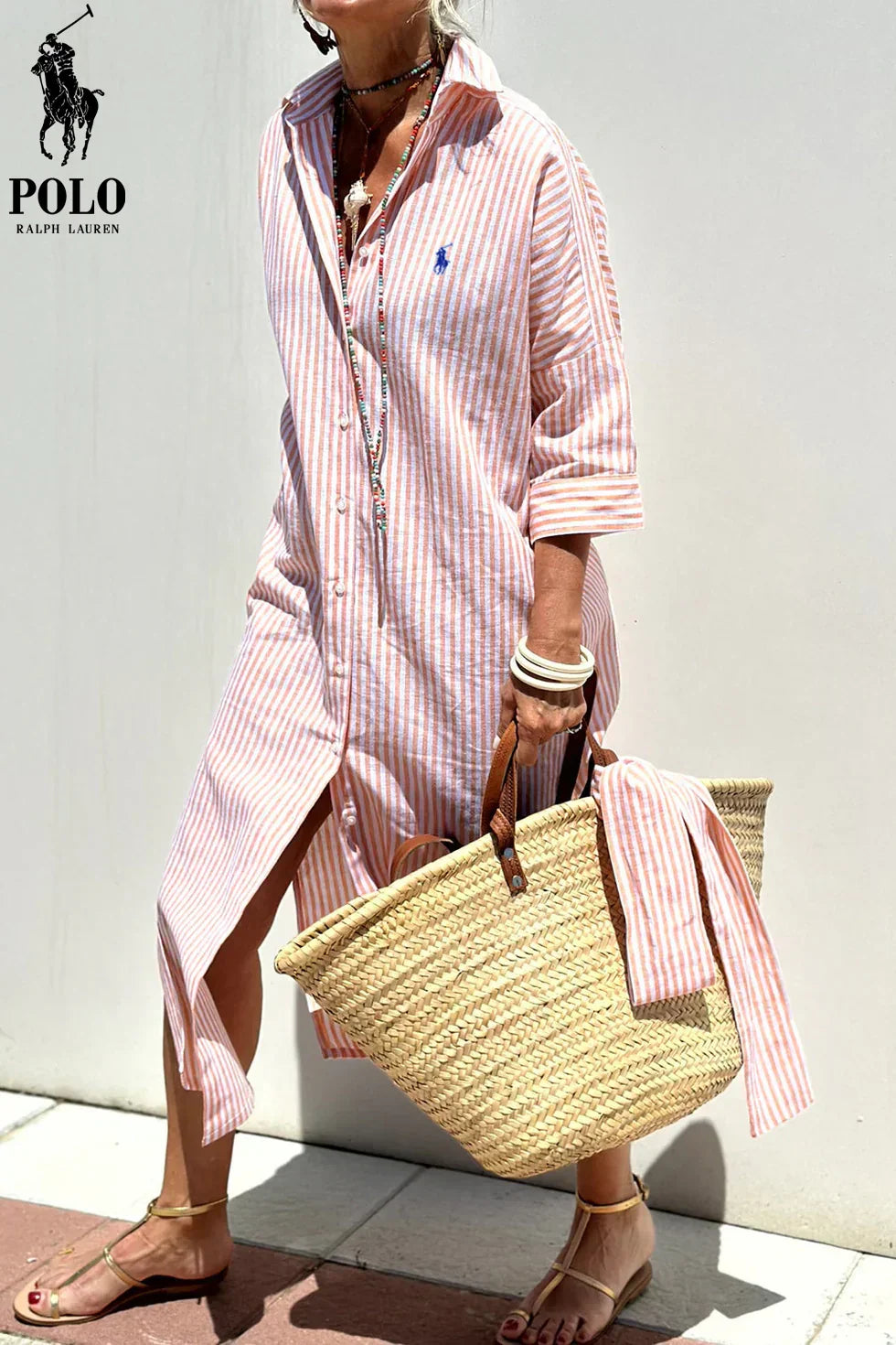 ᏒᎪᏞᏢᎻ ᏞᎪՍᏒЕΝ – Elegante abito chemisier