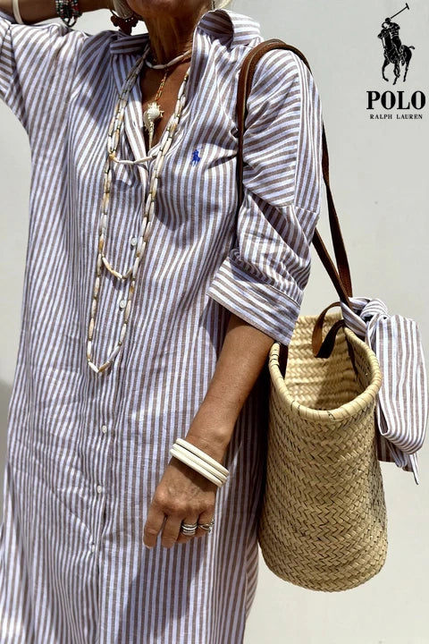 ᏒᎪᏞᏢᎻ ᏞᎪՍᏒЕΝ – Elegante abito chemisier