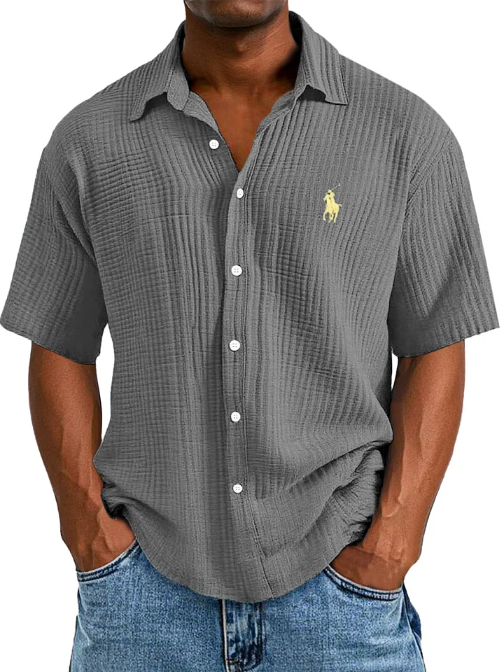 ᏒᎪᏞᏢᎻ ᏞᎪՍᏒЕΝ - Camicia da uomo Cool Comfort
